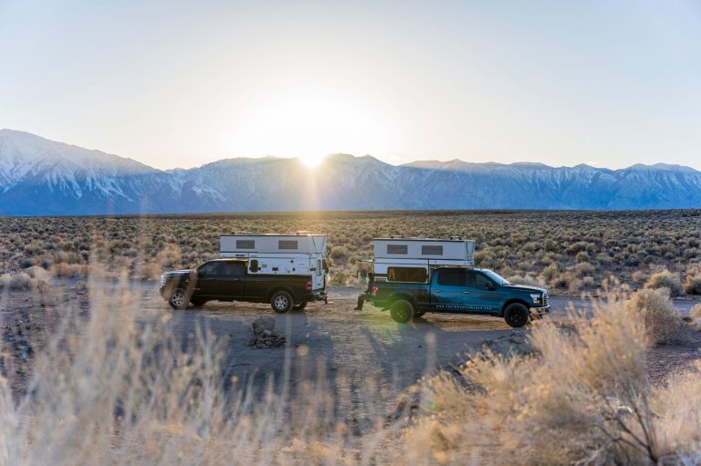 Pop-Up Camper, Jackson Hole Wyoming, four wheel truck, bestselling pop-up camper, flatbed truck